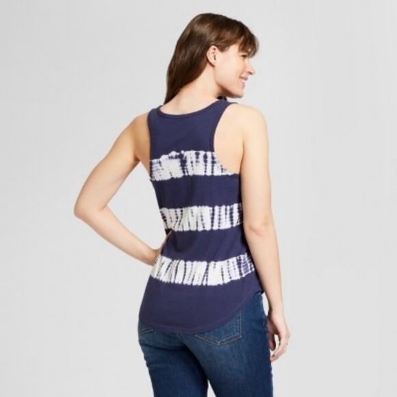 Universal Threads Blue and White Tie Dye Lafayette Tank Size XS NWT - Picture 2 of 8